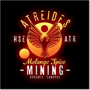 Dune Atreides Melange Spice Mining Posters and Art
